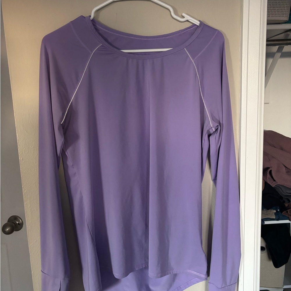 Women's Purple Long Sleeve Top Athleta